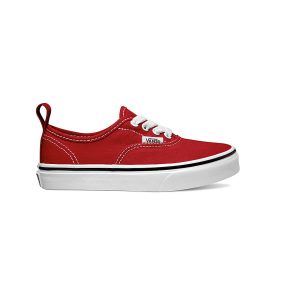 Vans Erkek Çocuk Spor Ayakkabı Authentic Elastic Lace Kırmızı/Beyaz | 96664-946